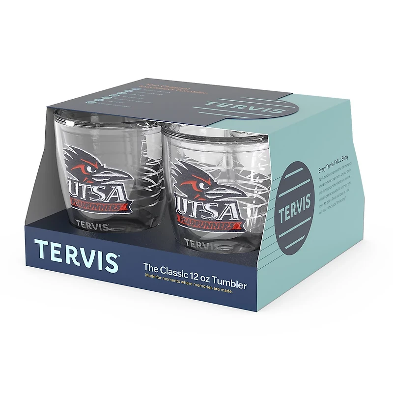 Tervis UTSA Roadrunners 4-Pack 12oz Emblem Tumbler Set