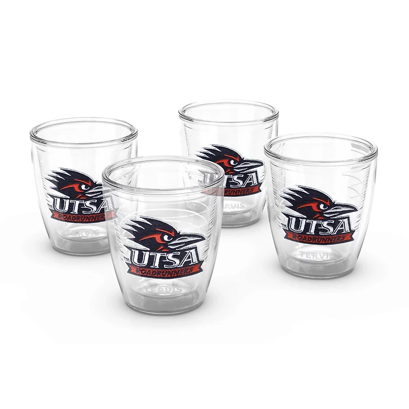 Tervis UTSA Roadrunners 4-Pack 12oz Emblem Tumbler Set