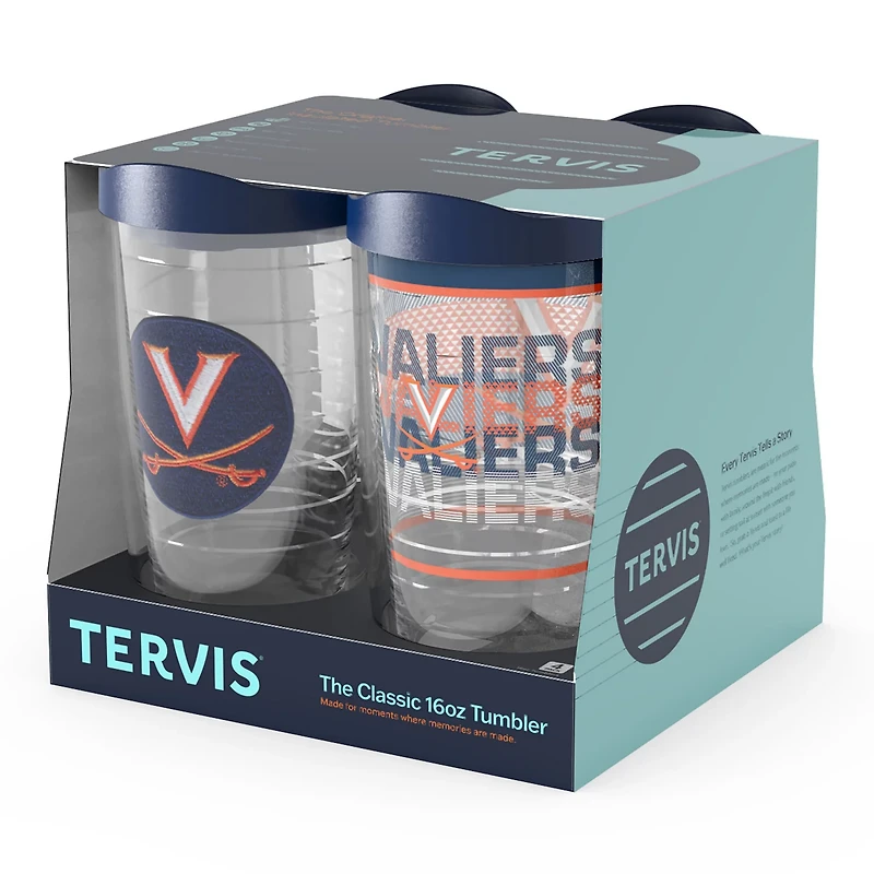 Tervis Virginia Cavaliers Four-Pack 16oz Classic Tumbler Set