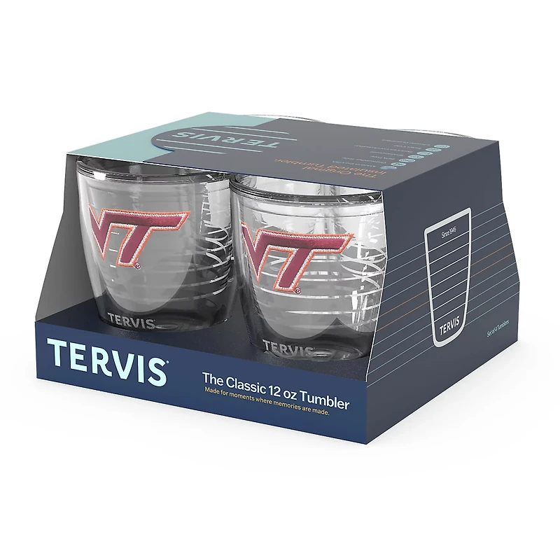 Tervis Virginia Tech Hokies 4-Pack 12oz Emblem Tumbler Set