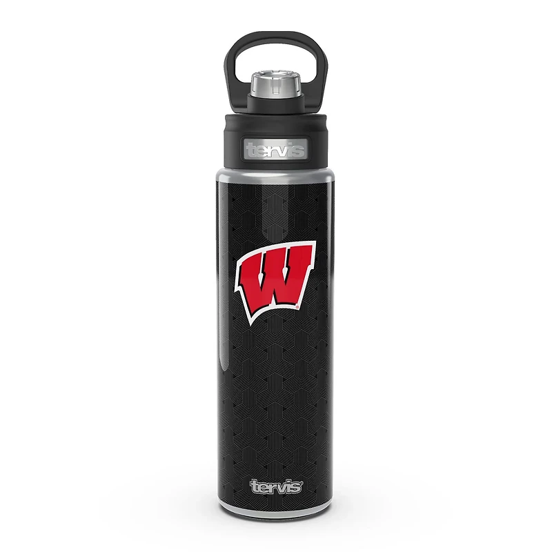 Tervis Wisconsin Badgers 24oz Weave Stainless Steel Wide Mouth Bottle