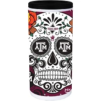 Texas AM Aggies Dia Stainless Steel 12oz Slim Can Cooler
