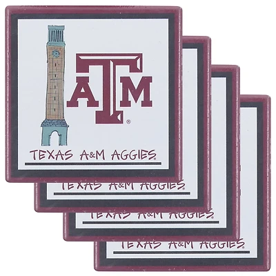 Texas AM Aggies Four-Pack Coaster Set