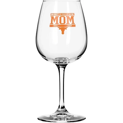 Texas Longhorns 11oz Team Mom Stemmed Wine Glass