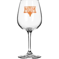 Texas Longhorns 11oz Team Mom Stemmed Wine Glass