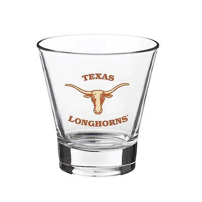 Texas Longhorns 12oz Slant Vault Rock Glass