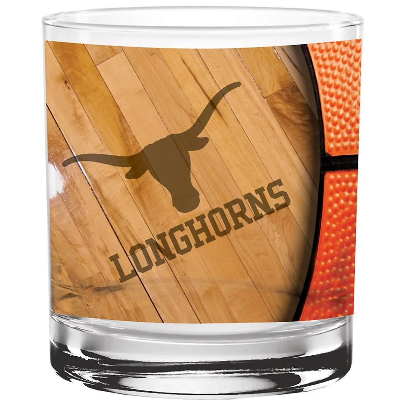 Texas Longhorns 14oz Basketball Glass