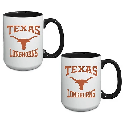 Texas Longhorns 15oz Combo 2-Pack Mug Set