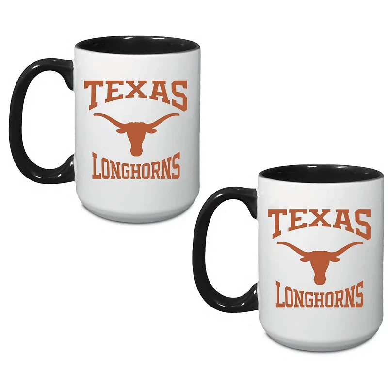 Texas Longhorns 15oz Combo 2-Pack Mug Set