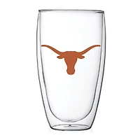 Texas Longhorns 15oz Double Wall Thermo Glass