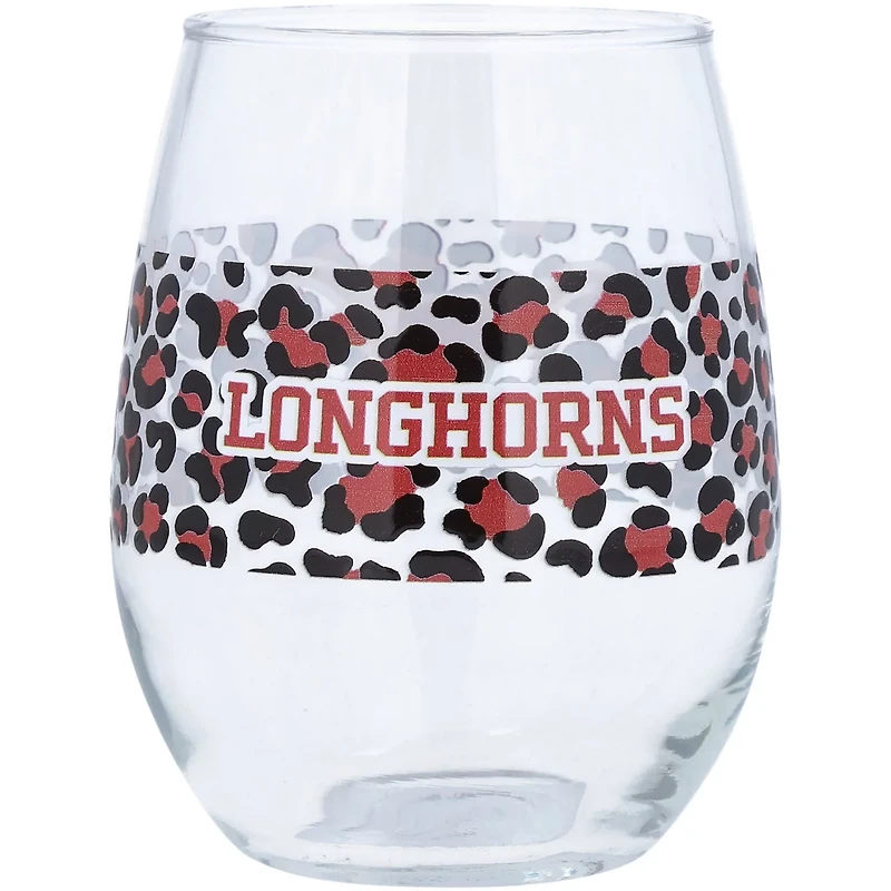 Texas Longhorns 15oz Stemless Glass