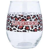 Texas Longhorns 15oz Stemless Glass