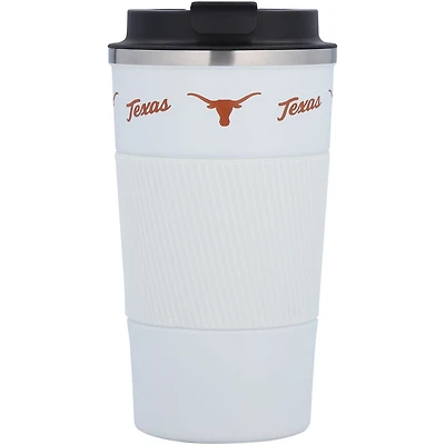 Texas Longhorns 18oz Coffee Tumbler with Silicone Grip
