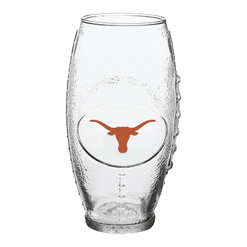 Texas Longhorns 23oz Football Glass