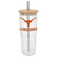 Texas Longhorns 24oz Glass Tumbler