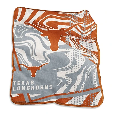Texas Longhorns 50" x 60" Swirl Raschel Throw Blanket