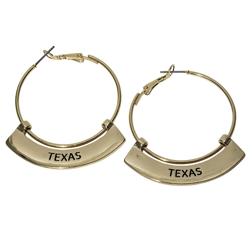 Texas Longhorns Weller Hoop Earrings