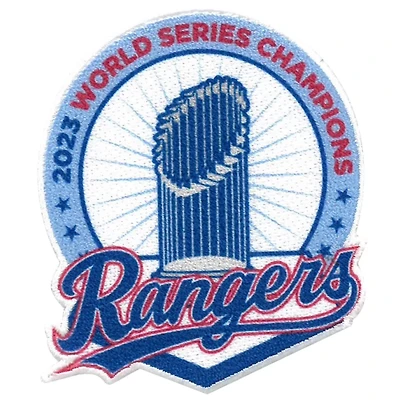 Texas Rangers 2023 World Series Champions 3" x 25" Trophy Star Patch
