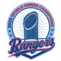 Texas Rangers 2023 World Series Champions 3" x 25" Trophy Star Patch