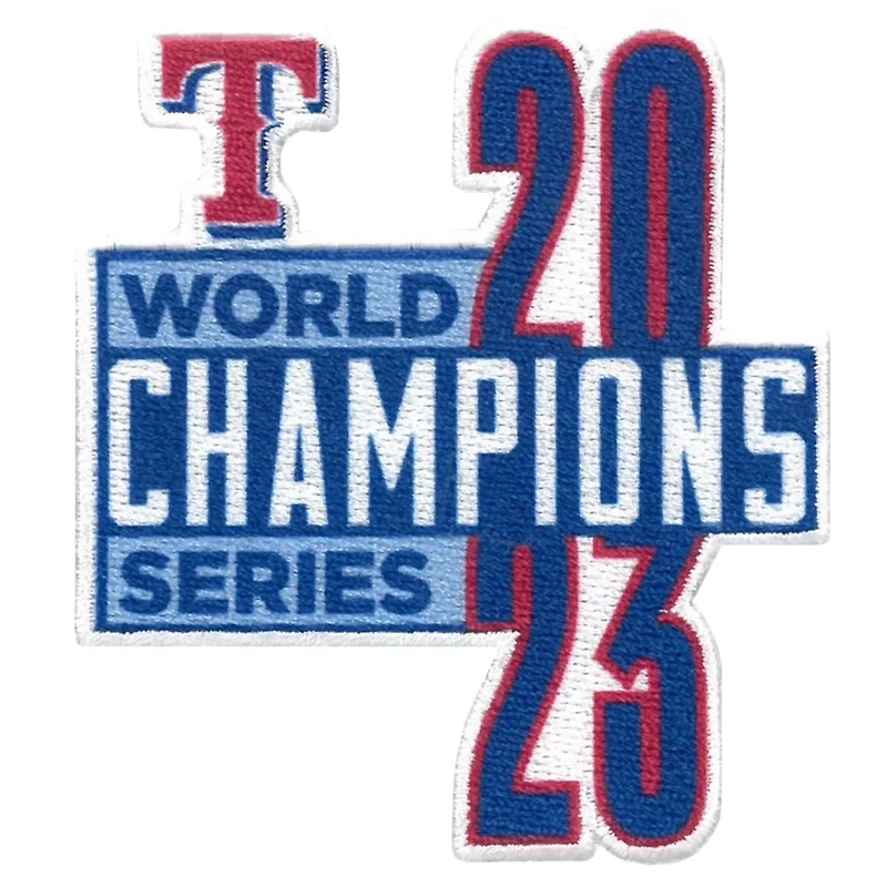 Texas Rangers 2023 World Series Champions Scattered Patch