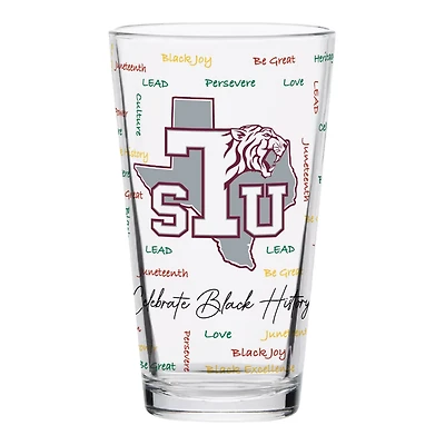 Texas Southern Tigers 16oz Pint Glass
