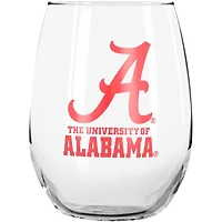 The Memory Company Alabama Crimson Tide 15oz Stemless Tumbler With Wine Bottle Stopper