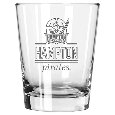 The Memory Company Hampton Pirates 15oz Double Old Fashioned Glass