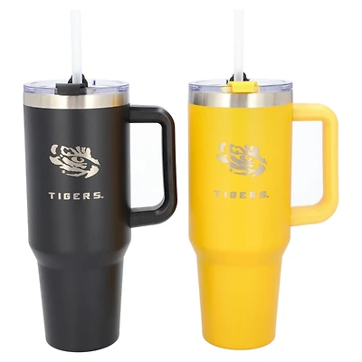 The Memory Company LSU Tigers 46oz Home/Away Stainless Steel Colossal Tumbler Two-Pack