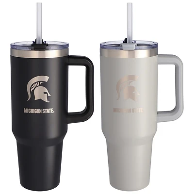 The Memory Company Michigan State Spartans 46oz Home/Away Stainless Steel Colossal Tumbler Two-Pack