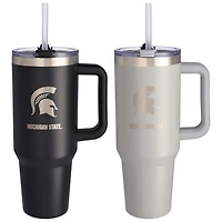 The Memory Company Michigan State Spartans 46oz Home/Away Stainless Steel Colossal Tumbler Two-Pack