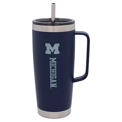The Memory Company Michigan Wolverines 26oz Team Color Roadie Tumbler with Handle