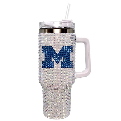 The Memory Company Michigan Wolverines 40oz Bling Colossal Tumbler