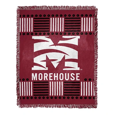 The Northwest Group Morehouse Maroon Tigers Homage Jacquard Throw Blanket