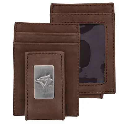 Toronto Jays Leather Front Pocket Wallet