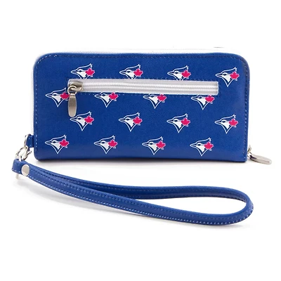 Toronto Jays Zip-Around Wristlet Wallet