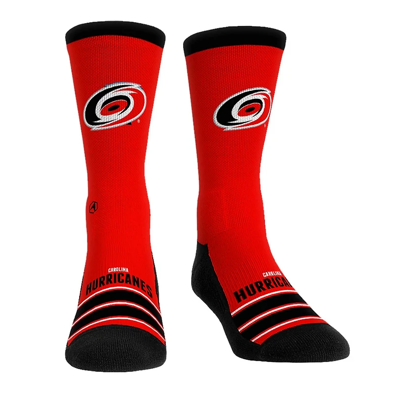 Unisex Rock Em Socks Carolina Hurricanes Gametime Stripe Crew Socks