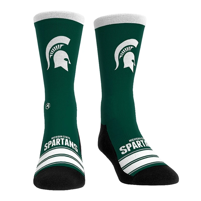 Unisex Rock Em Socks Michigan State Spartans Gametime Stripe Crew