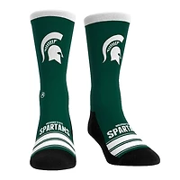 Unisex Rock Em Socks Michigan State Spartans Gametime Stripe Crew