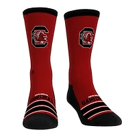 Unisex Rock Em Socks South Carolina Gamecocks Gametime Stripe Crew Socks