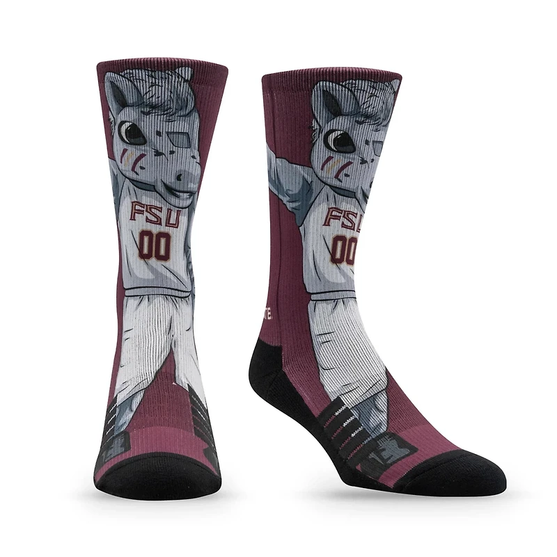 Unisex Strideline Florida State Seminoles Premium Mascot Crew Socks