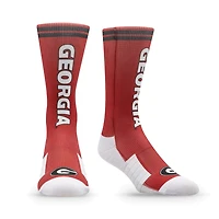 Unisex Strideline Georgia Bulldogs Premium 70's Bedding Crew Socks