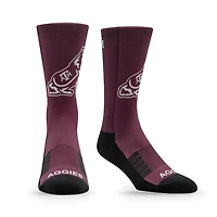 Unisex Strideline Texas AM Aggies Premium Mascot Crew Socks