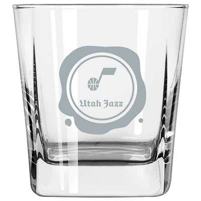 Utah Jazz 14oz Frost Stamp Old Fashioned Glass