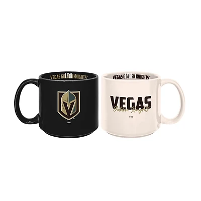 Vegas Golden Knights 2-Pack 15oz Stackable Mug Set