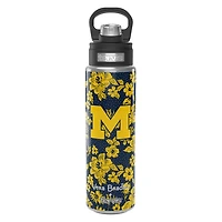 Vera Bradley x Tervis Michigan Wolverines 24oz Wide Mouth Bottle with Deluxe Lid