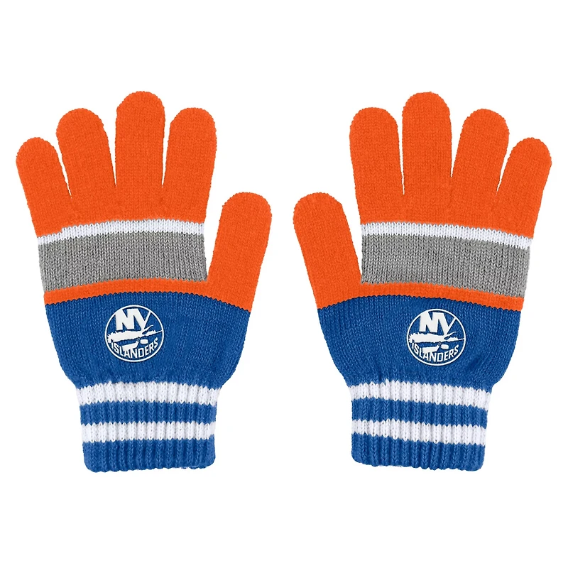 WEAR by Erin Andrews New York Islanders Stripe Glove  Scarf Set