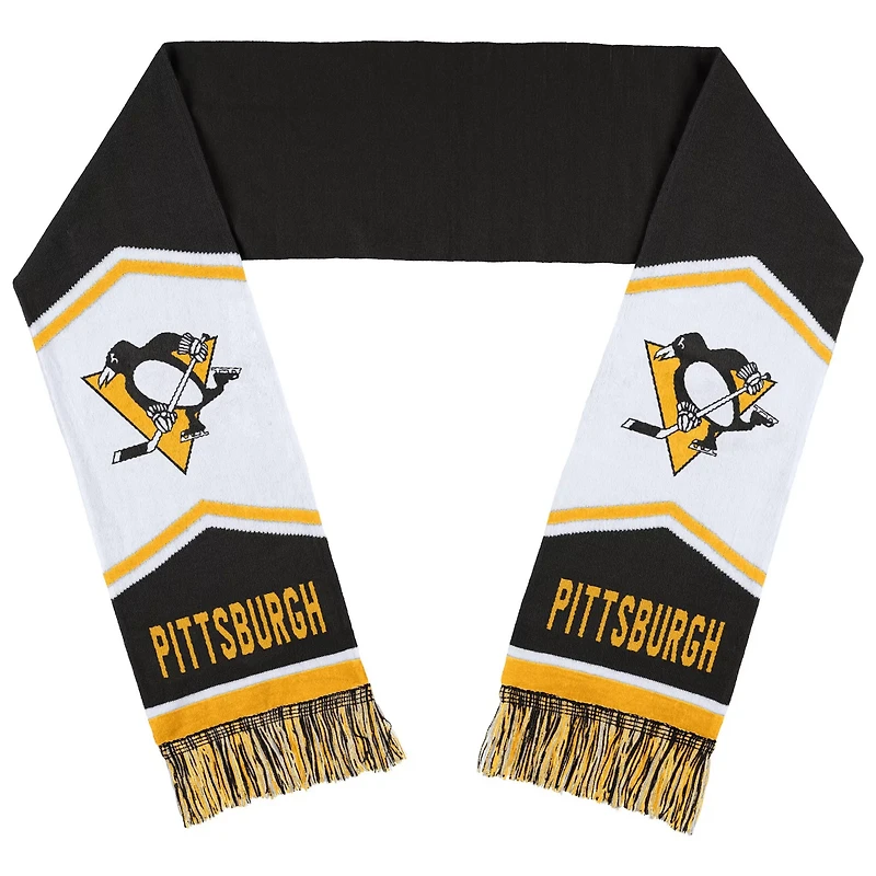 WEAR by Erin Andrews Pittsburgh Penguins Jacquard Stripe Scarf