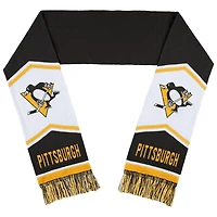 WEAR by Erin Andrews Pittsburgh Penguins Jacquard Stripe Scarf