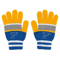 WEAR by Erin Andrews St Louis Blues Stripe Glove  Scarf Set