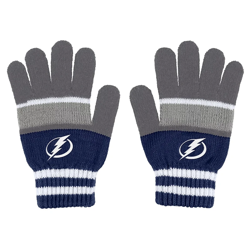 WEAR by Erin Andrews Tampa Bay Lightning Stripe Glove  Scarf Set